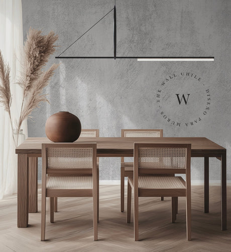 Estilo Concreto: La Tendencia Industrial que Revoluciona la Decoración con Papel Mural