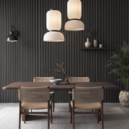 Panel Ranurado Black