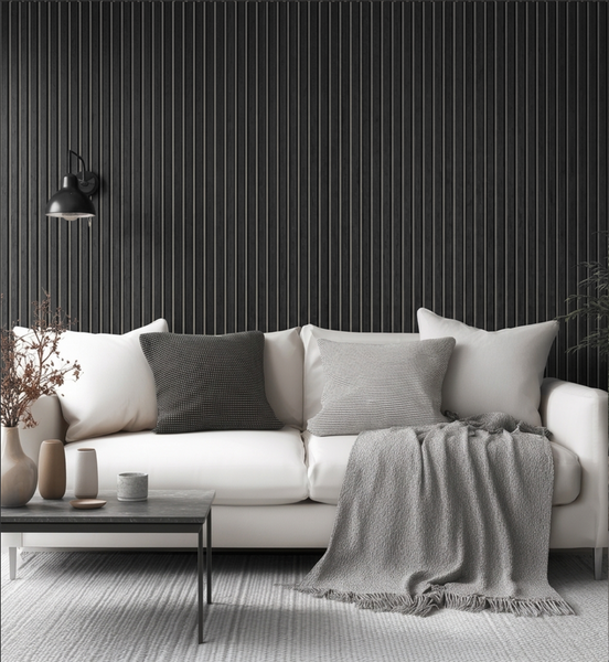 Panel Ranurado Black