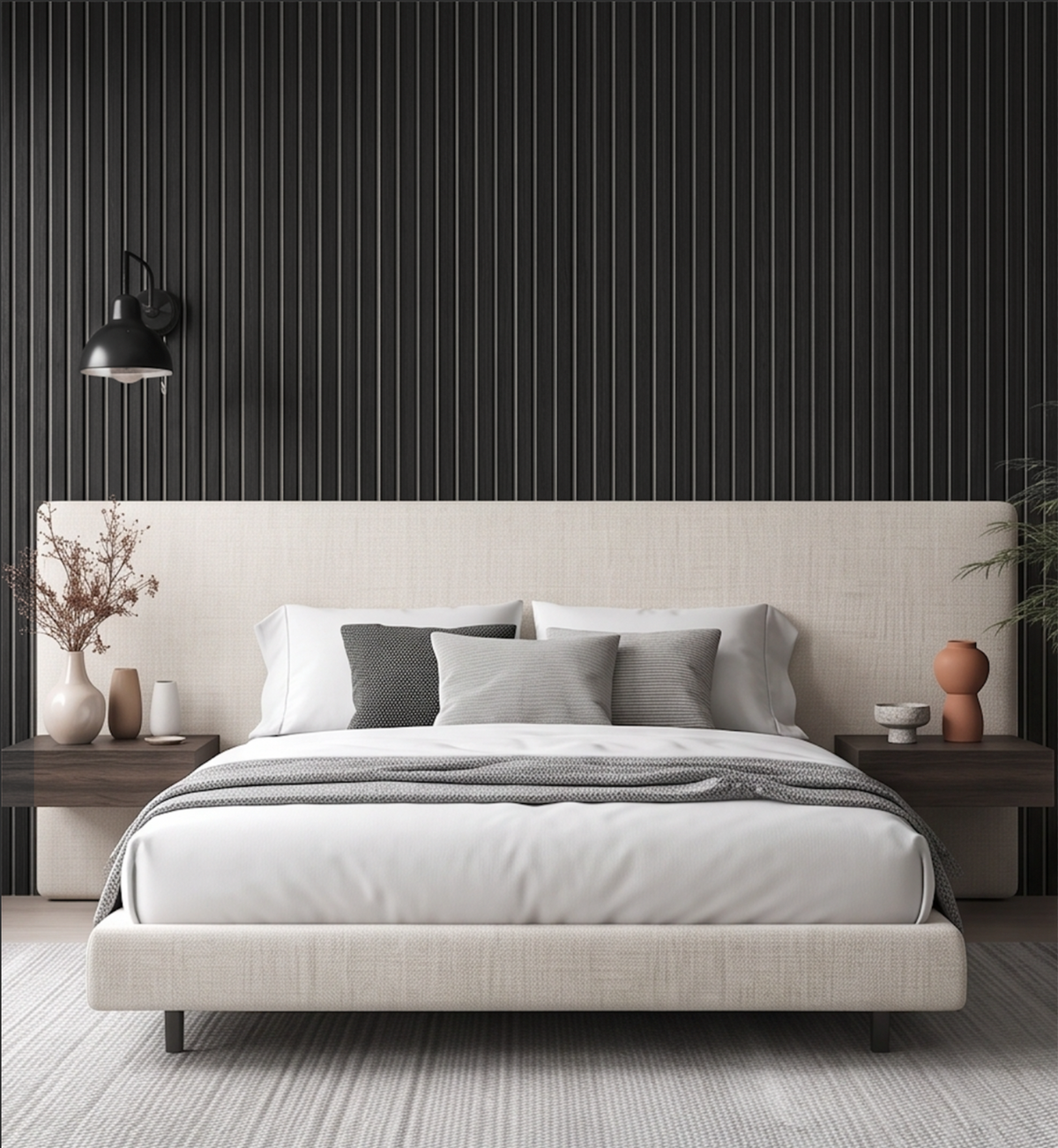 Panel Ranurado Black