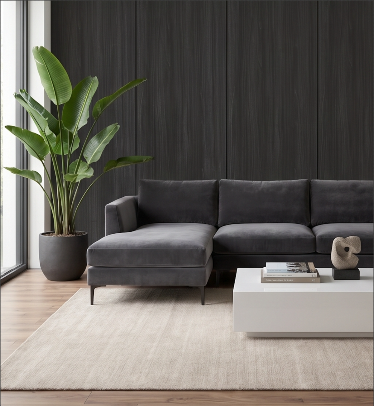 Panel Enchapado Black