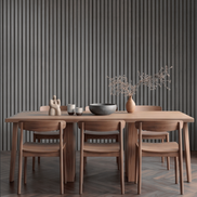 Panel Ranurado Grey