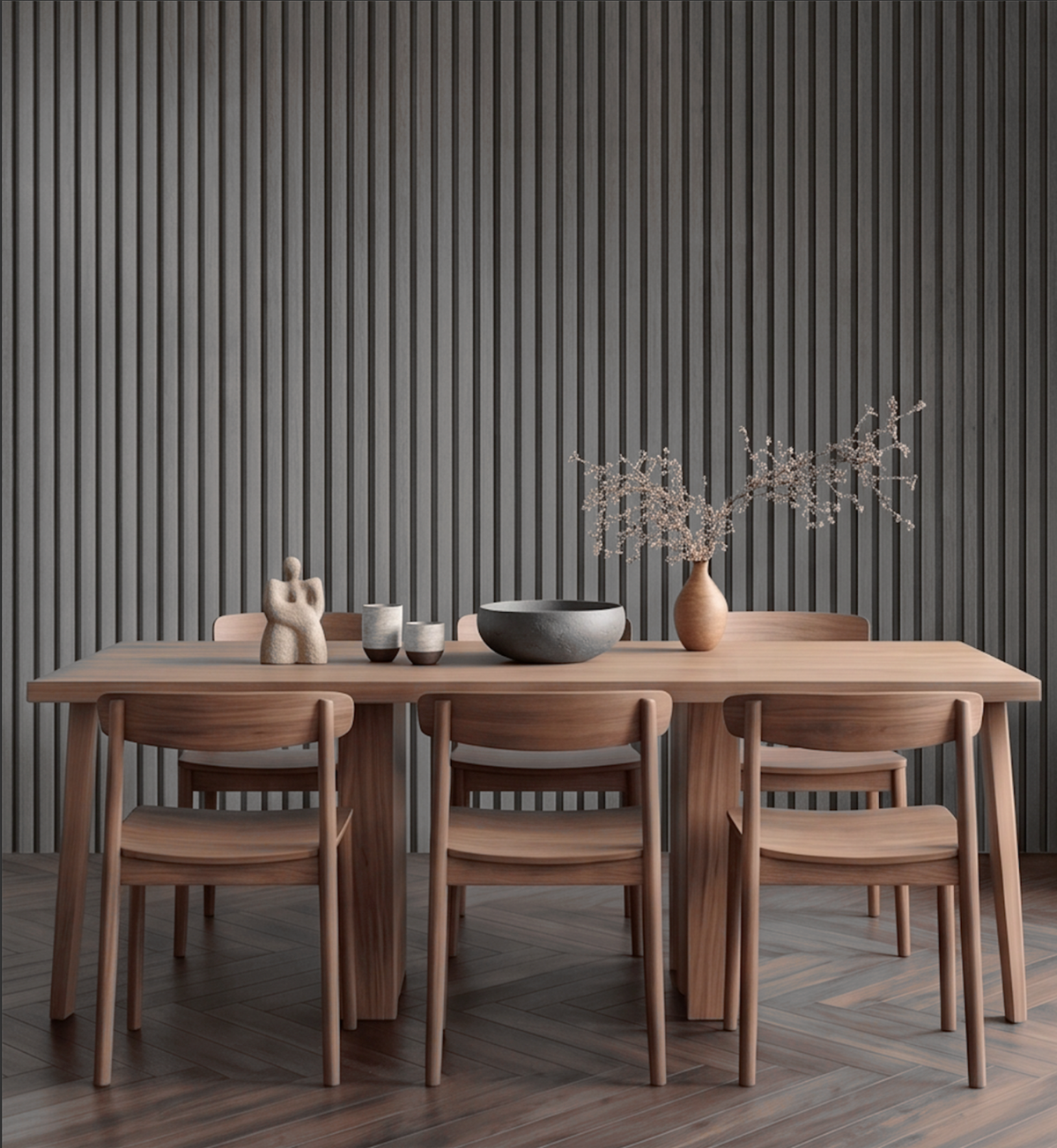 Panel Ranurado Grey