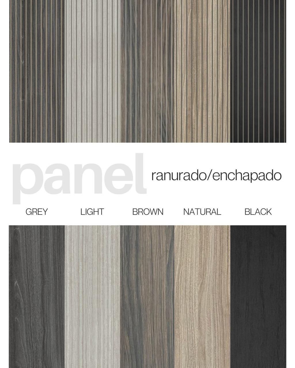 Panel Enchapado Brown