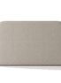 Respaldo de cama Lino Beige — vista frontal