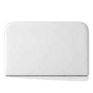 Respaldo de cama Lino Blanco — vista frontal