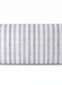 Respaldo de cama recto Linen Stripes Blue — vista frontal