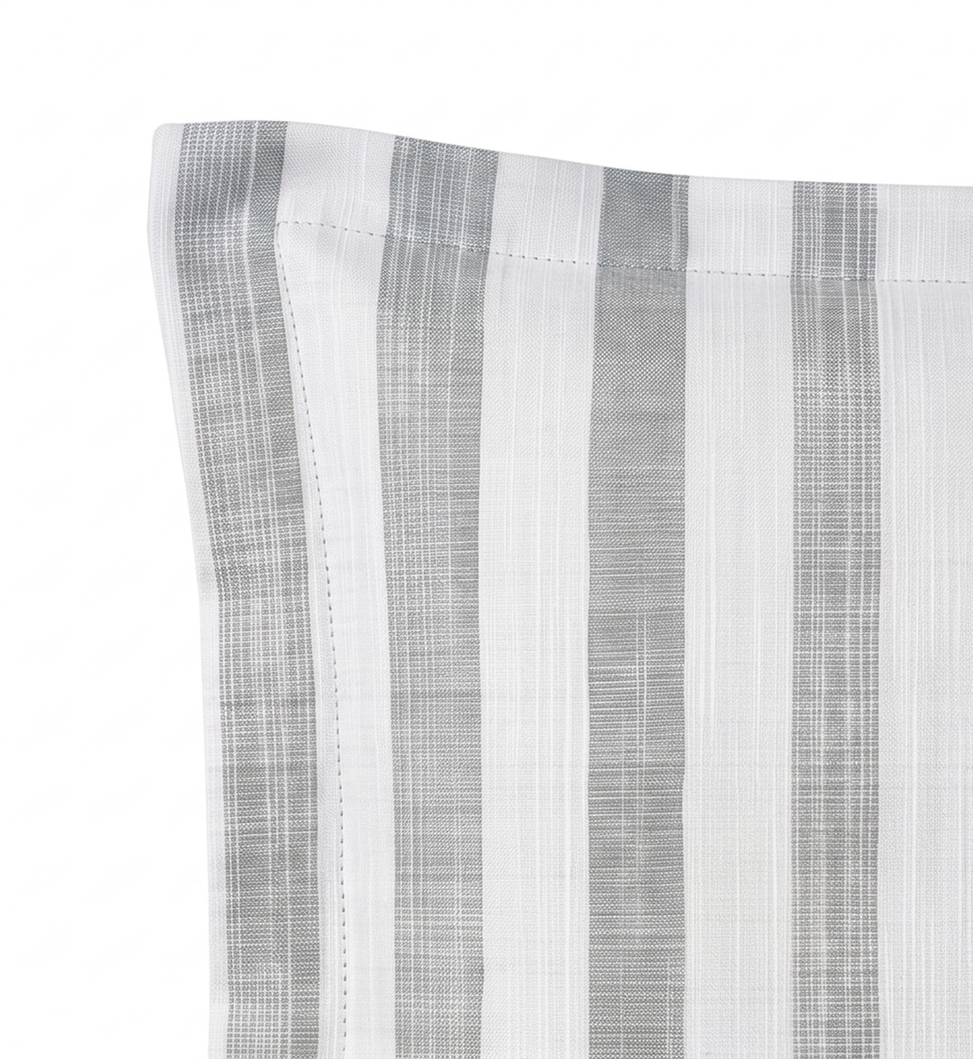Respaldo de cama recto Linen Stripes Grey — detalle de la tela