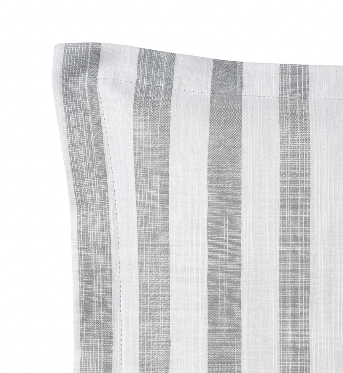 Respaldo de cama recto Linen Stripes Grey — detalle de la tela