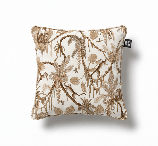 Playful Monkeys Vintage White