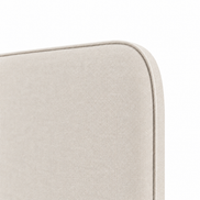 Respaldo de Cama Cuya Beige — detalle de la tela