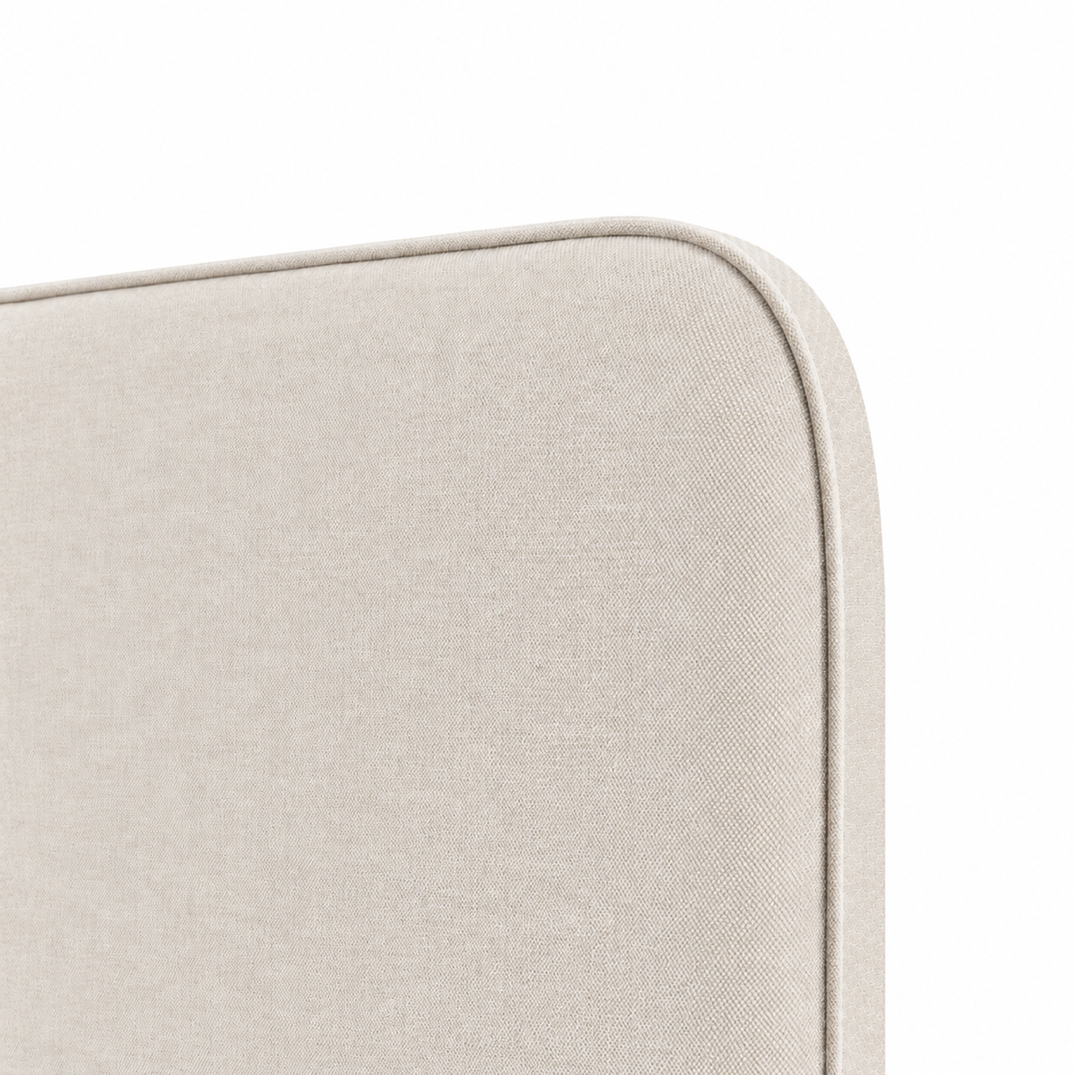 Respaldo de Cama Cuya Beige — detalle de la tela