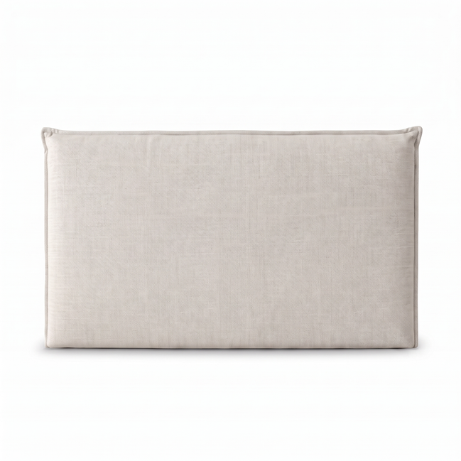 Respaldo de Cama Recto Cuya Gris — vista frontal