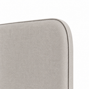 Respaldo de Cama Cuya Gris — detalle de la tela