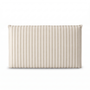 Respaldo de Cama Recto Cuya Lineas Beige — vista frontal