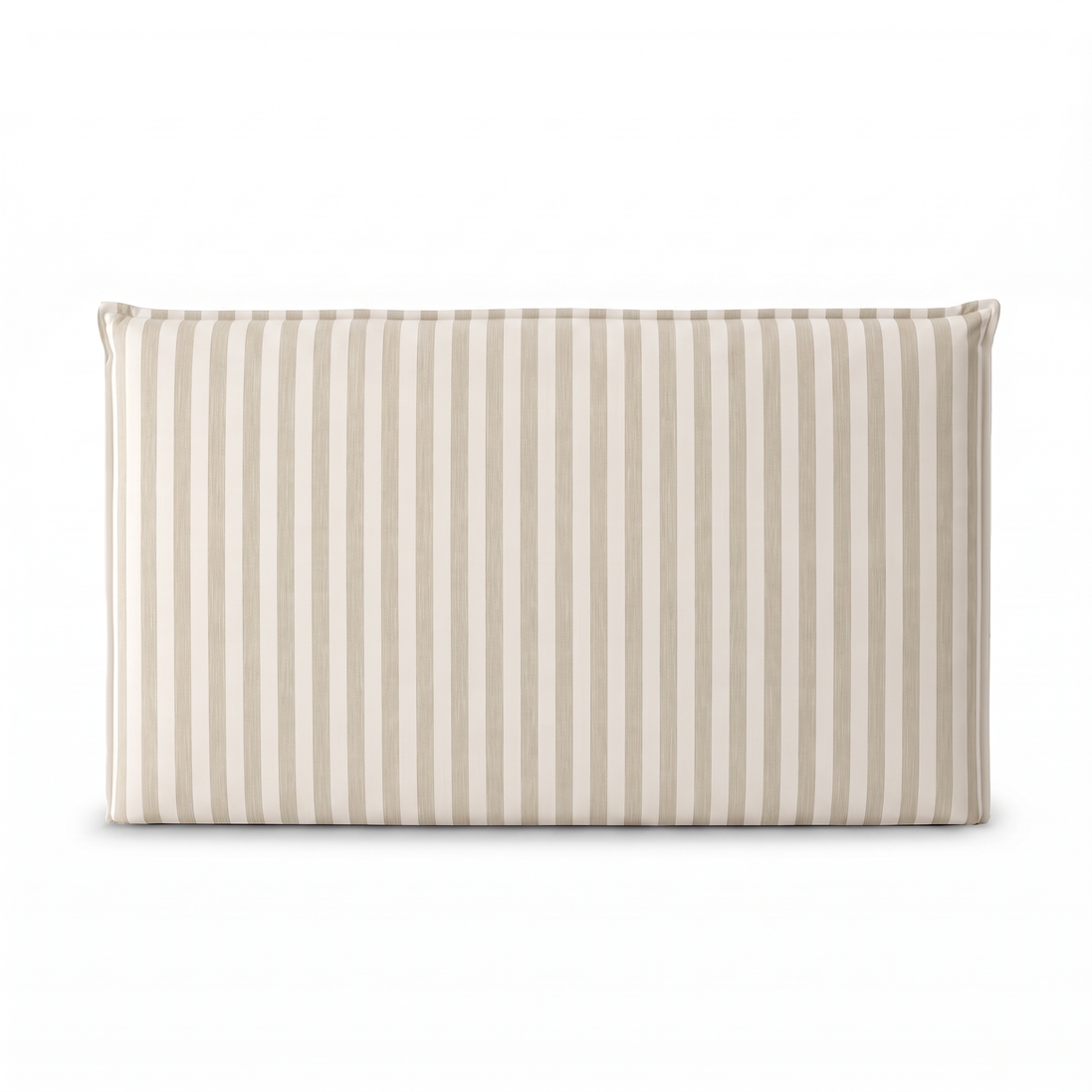 Respaldo de Cama Recto Cuya Lineas Beige — vista frontal