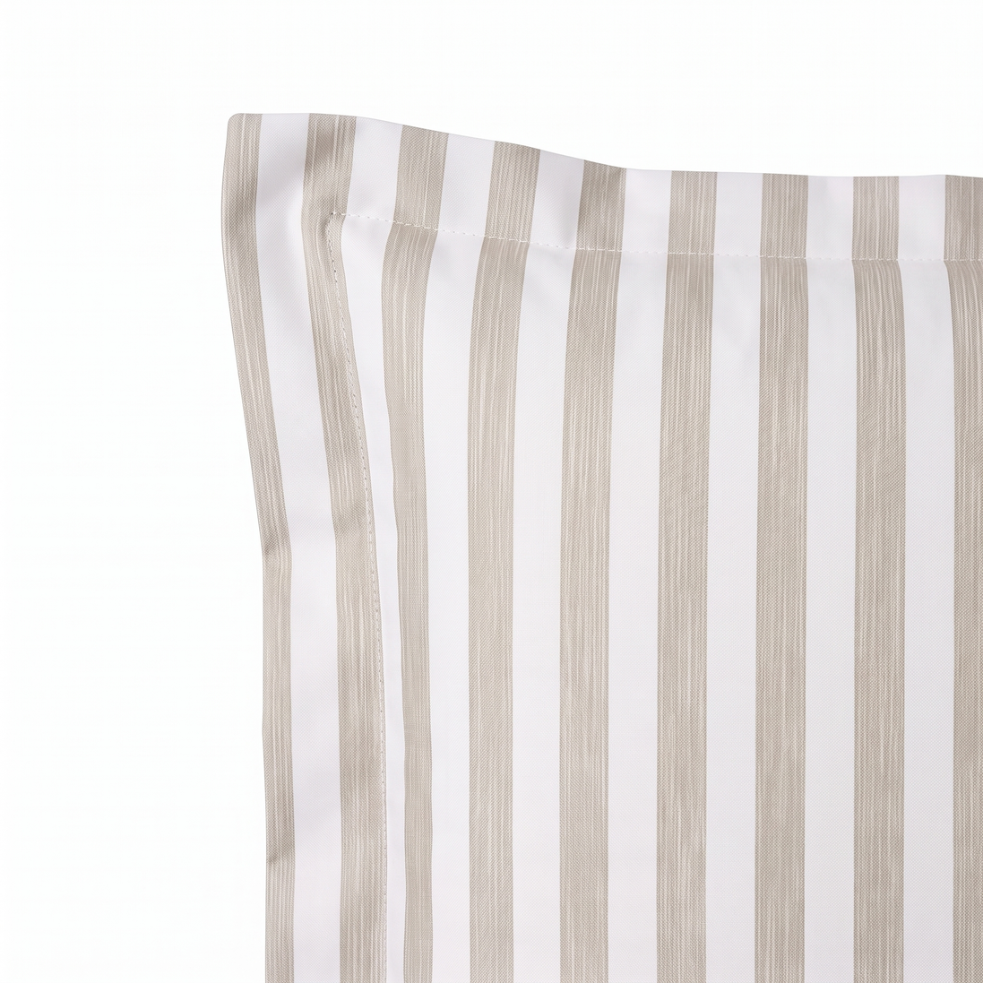 Respaldo de Cama Recto Cuya Lineas Beige — detalle de la tela