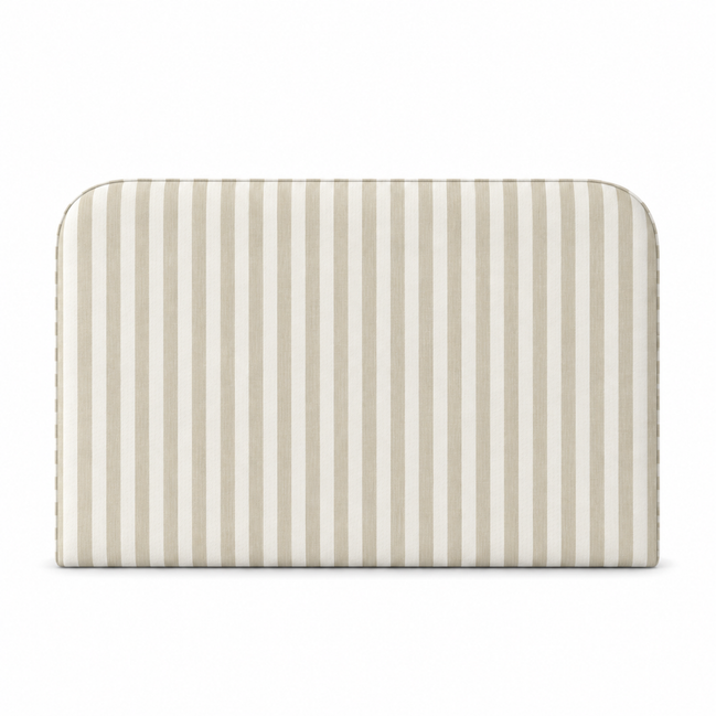 Respaldo de Cama Cuya Lineas Beige — vista frontal