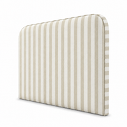 Respaldo de Cama Cuya Lineas Beige — vista lateral