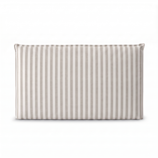Respaldo de Cama Recto Cuya Lineas Gris — vista frontal