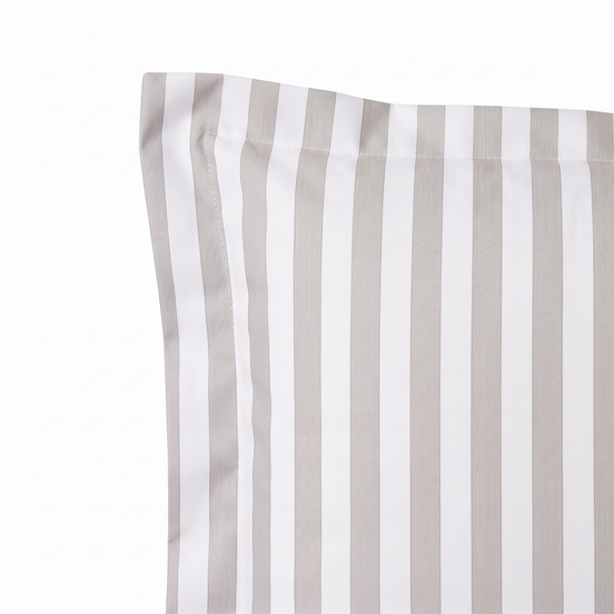 Respaldo de Cama Recto Cuya Lineas Gris — detalle de la tela