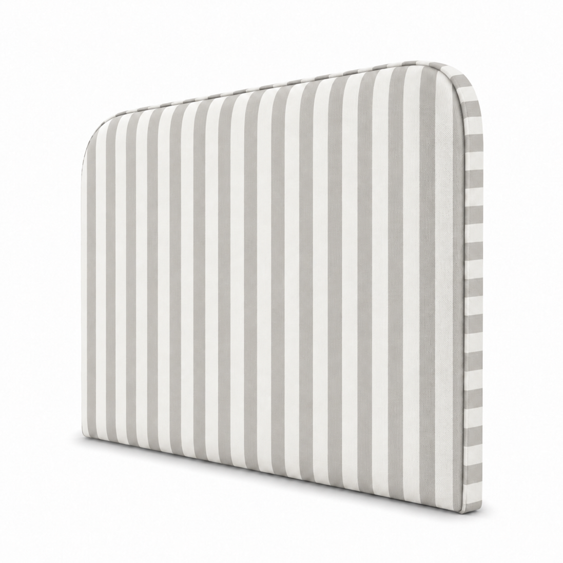 Respaldo de Cama Cuya Lineas Gris — vista lateral