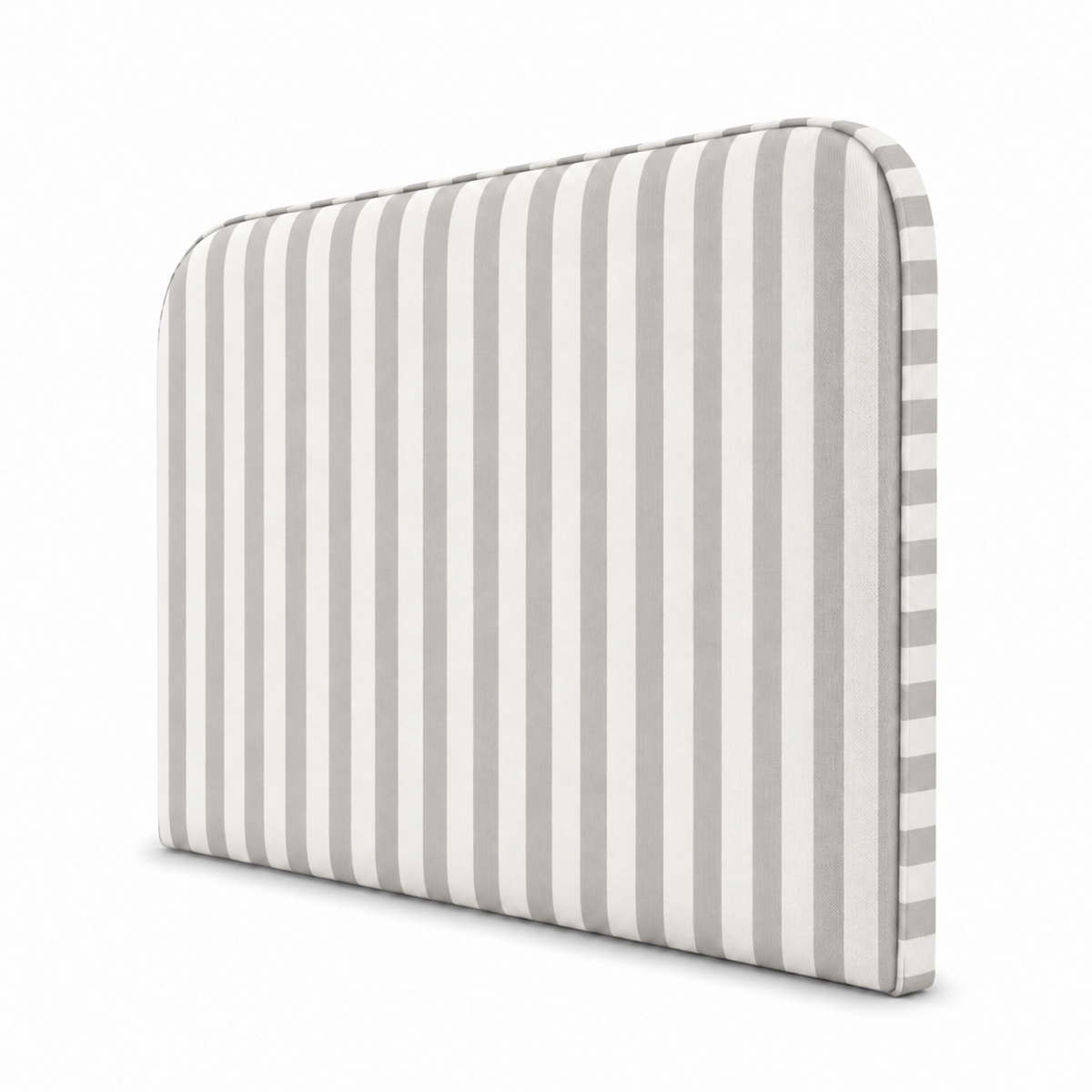 Respaldo de Cama Cuya Lineas Gris — vista lateral