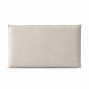 Respaldo de Cama Recto Cuya Beige — vista frontal
