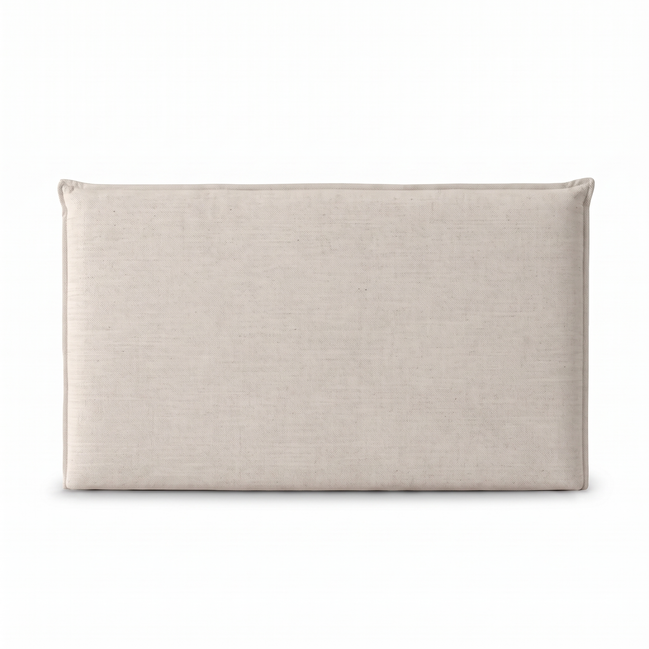 Respaldo de Cama Recto Cuya Beige — vista frontal