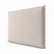 Respaldo de Cama Recto Cuya Beige — vista lateral