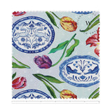 Blue Plates & Tulips