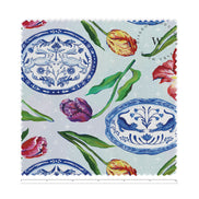 Blue Plates & Tulips