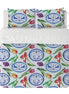 Funda Plumón Blue Plates & Tulips 1 Plaza