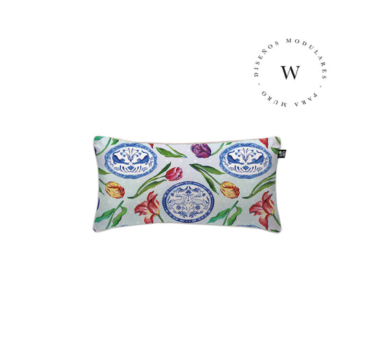 Funda Plumón Blue Plates & Tulips Super King