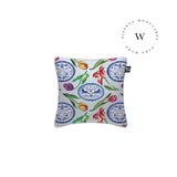 Blue Plates & Tulips