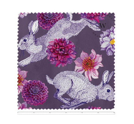 Bunnies & Dahlias