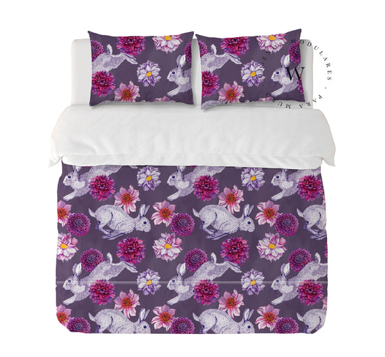Funda Plumón Bunnies & Dahlias Super King