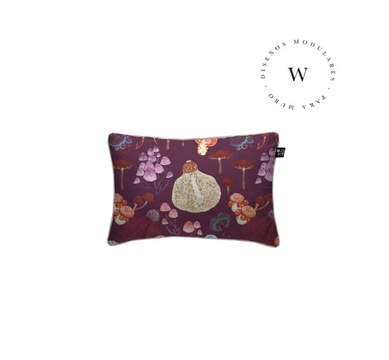 Funda Plumón Burgundy Mushrooms Super King
