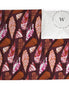 Manta Acolchada (Piecera) Caracolas Carmín 180 x 90 cm