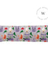 Manta Acolchada (Piecera) Cockatoos & Anthuriums 180 x 90 cm