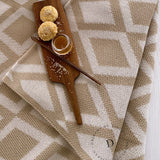 Diamond Beige Manta Tejida