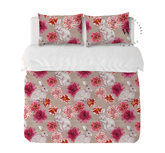 Funda Plumón Easter Dahlias Super King