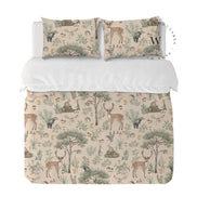 Funda Plumón Fantastic Forest Beige 1 Plaza