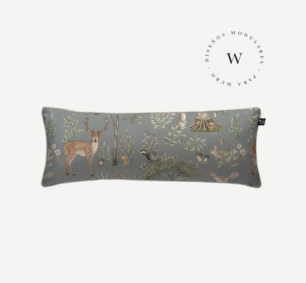 Funda Plumón Fantastic Forest Blue Cuna 145 x 105 cm