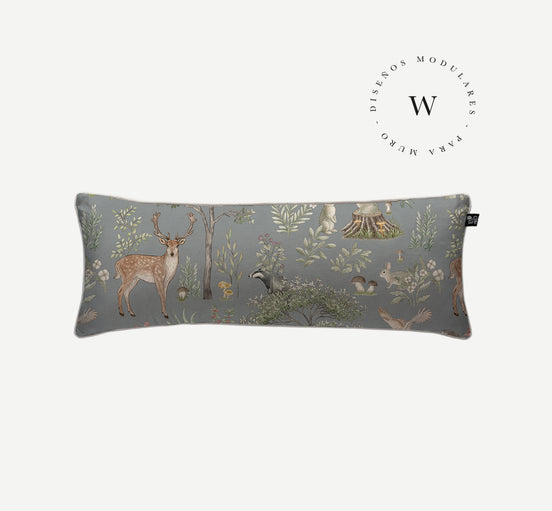 Funda Plumón Fantastic Forest Blue Cuna 145 x 105 cm