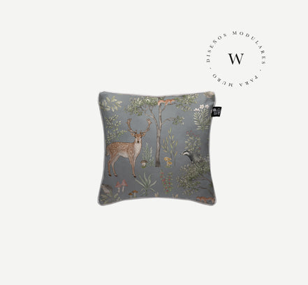 Funda Plumón Fantastic Forest Blue Queen