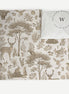 Manta Acolchada (Piecera) Fantastic Forest Vintage White 180 x 90 cm