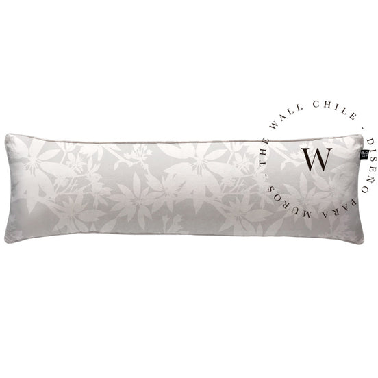 Cojín Flower Shape Grey 120 x 35 cm
