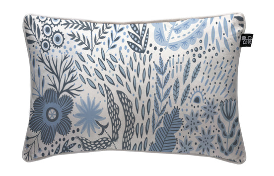 Cojín Indigo Flowers 60 x 40 cm