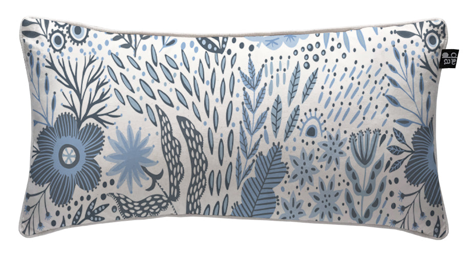 Cojín Indigo Flowers 70 x 35 cm